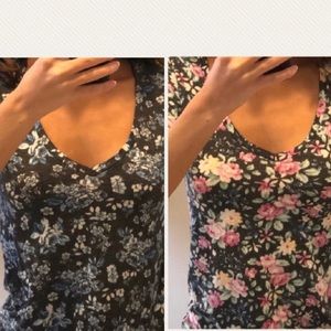 Pacsun floral tees! 2 for $8. 1 for $5